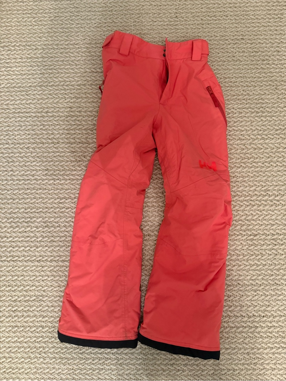 Helly Hansen Girls Size 12 Coral Snow Ski Pants